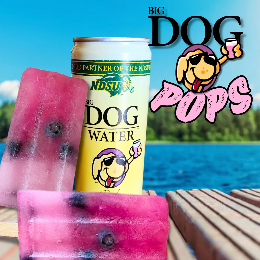 Big Dog Pops frozen treats made with Big Dog Water