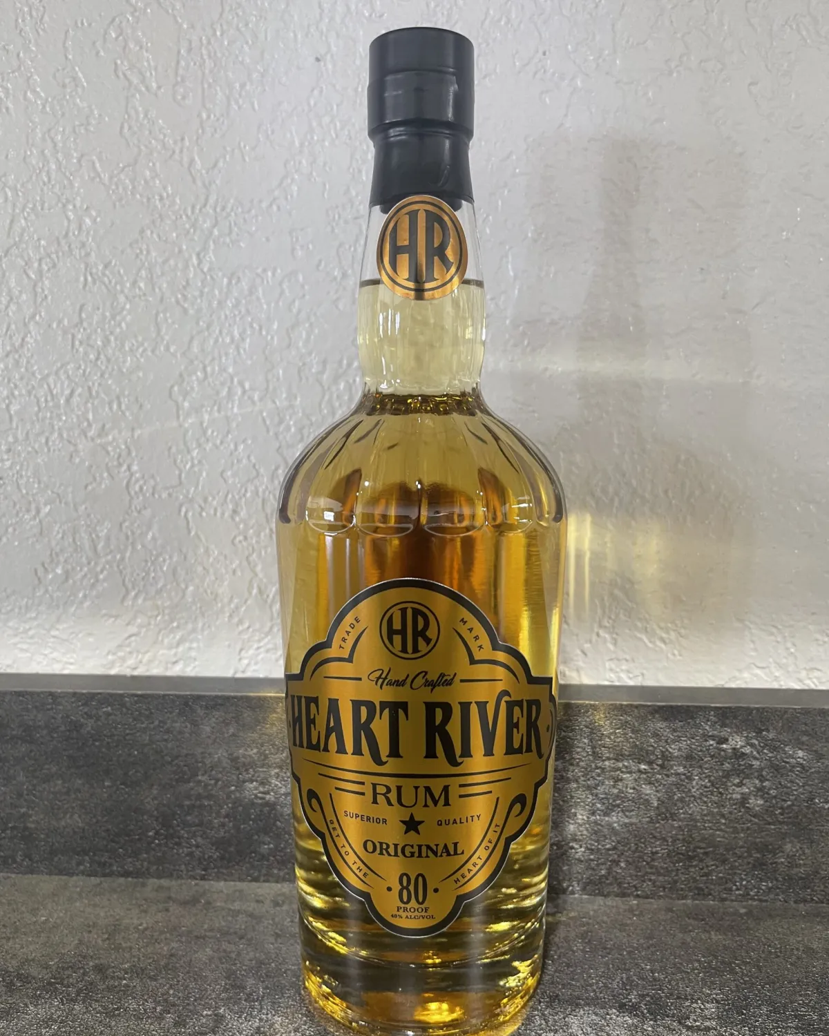 Bottle of Heart River Original Rum